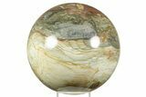 Huge, Polished Jasper Sphere - Madagascar #377208-1
